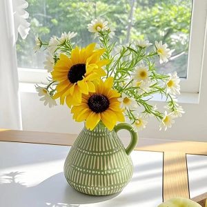 Decor Bình gốm hoa lụa trang trí BG006-A2