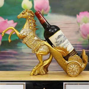 Kệ rượu vang Tuấn Mã vàng KR006-A1