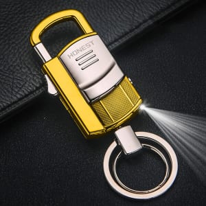 Móc khóa bật lửa Honest MK016 A1 - Vàng Gold