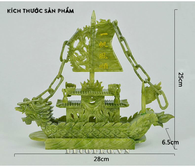 Kích thước sản phẩm phù hợp làm đồ trang trí bàn làm việc, đồ trang trí kệ tủ phòng khách, phòng làm việc