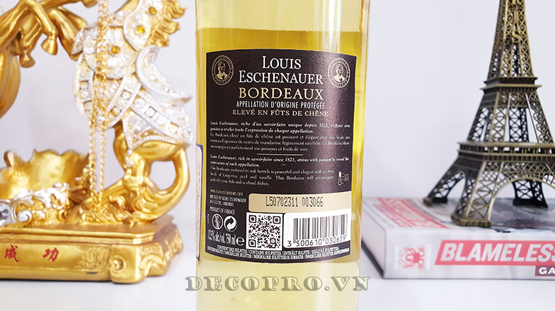 Rượu vang pháp Bordeaux Louis Eschenauer