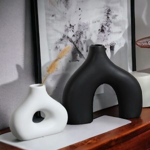 Bình gốm trang trí decor hiện đại BG010