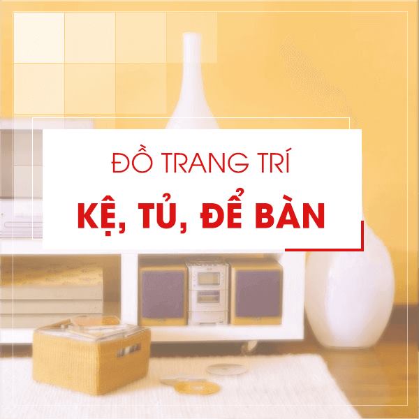 Trang trí tủ phòng khách