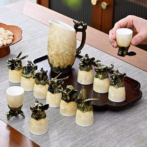 Bộ ly 12 con giáp cao cấp