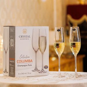 Bộ Ly Rượu Pha Lê Tiệp Champagne 260ML LR003-A1