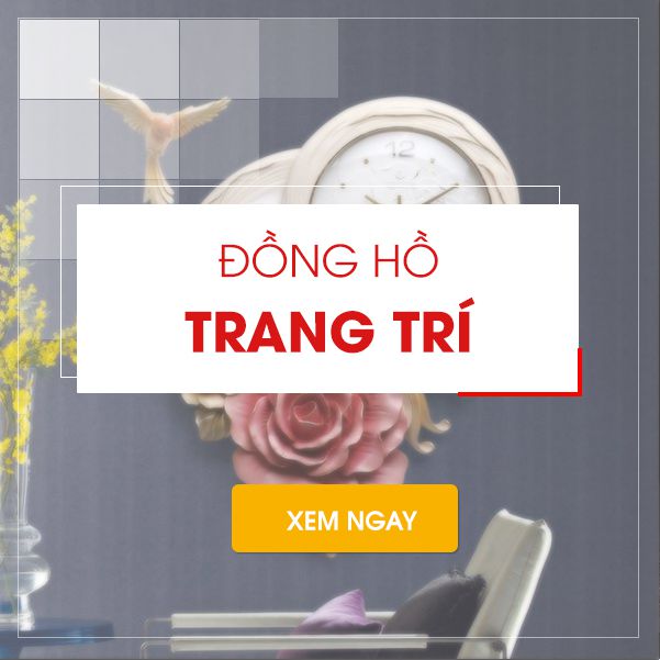 Shop bán đồng hồ treo tường trang trí phòng khách ở Hà Đông