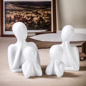 Đồ decor trang trí Gia đình gốm sứ KS022