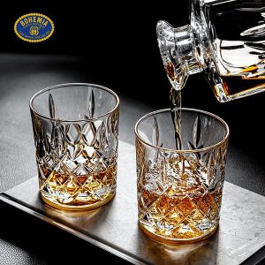 Bộ ly rượu whisky pha lê Tiệp Bohemia LR012-A1