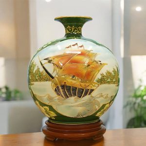 Bình tài lộc Mệnh Mộc "Phát Tài Phát Lộc" BG123