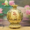Bình tài lộc tứ cảnh Phúc Lộc gốm Chu Đậu H25cm BG219-A3 - ma-a1