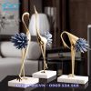 Decor Hạc Đồng mạ vàng phong thuỷ KS053 - ma-4
