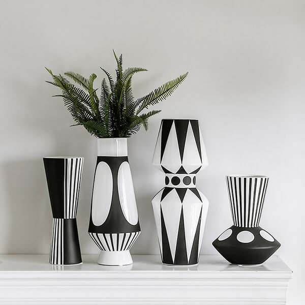 Các loại bình gốm sứ trang trí có thiết kế hiện đại, đơn giản và đẹp mắt tại Decopro.vn
