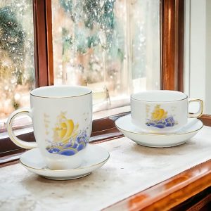 Bộ Cốc Tách Cafe Thuận Buồm Xuôi Gió