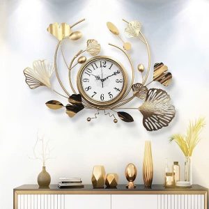 Đồng hồ treo tường Hoa Thép decor DH133