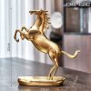 Tượng Ngựa Đồng Mạ Vàng Decor QTV011 - ma-a2