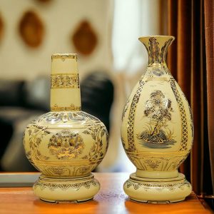 Bình âm dương gốm chu đậu