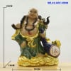 Tượng Phật Di Lặc Đứng H40cm Dát Vàng QTV021 - ma-a1