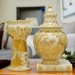 Bình Hoa Và Hũ Tài Lộc "4 Mùa Viên Mãn" BG314-A2