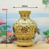 Cặp Bình Phượng Hoàng Cúc Quân Tử Gốm Chu Đậu BGCD5 - ma-a1