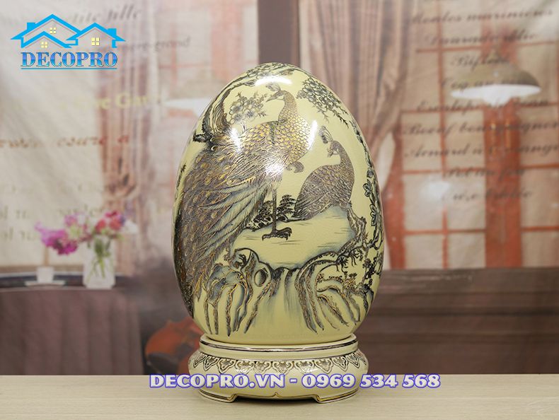 Trứng Phú Quý Sinh Tài Nở Lộc BG204-A3 do shop quà lưu niệm Decopro.vn phân phối chính hãng