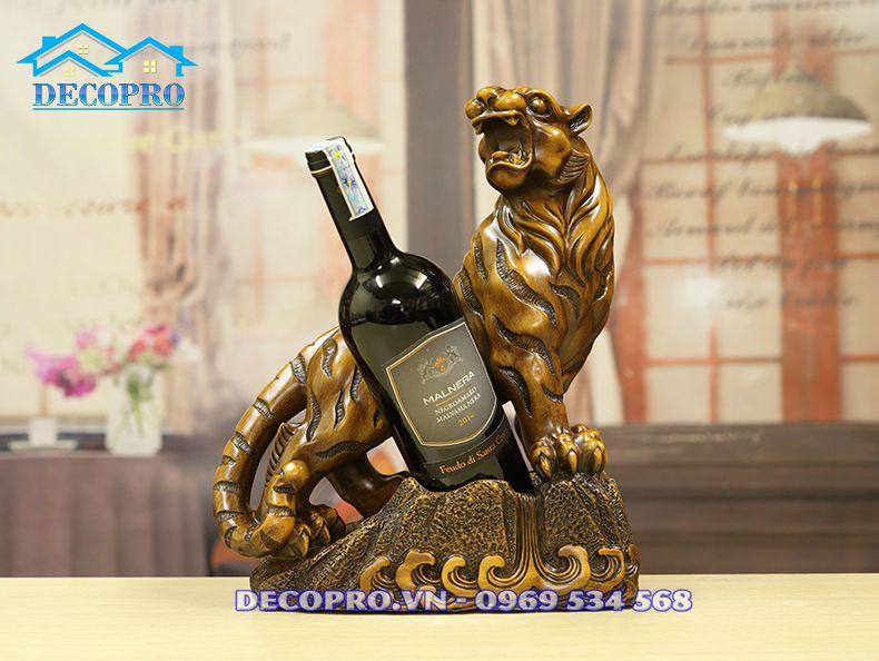 Kệ rượu hổ phong thủy - Món quà tặng ý nghĩa tại shop Decopro