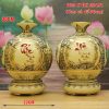 Bình tài lộc tứ cảnh Phúc Lộc gốm Chu Đậu H25cm BG219-A3 - ma-3