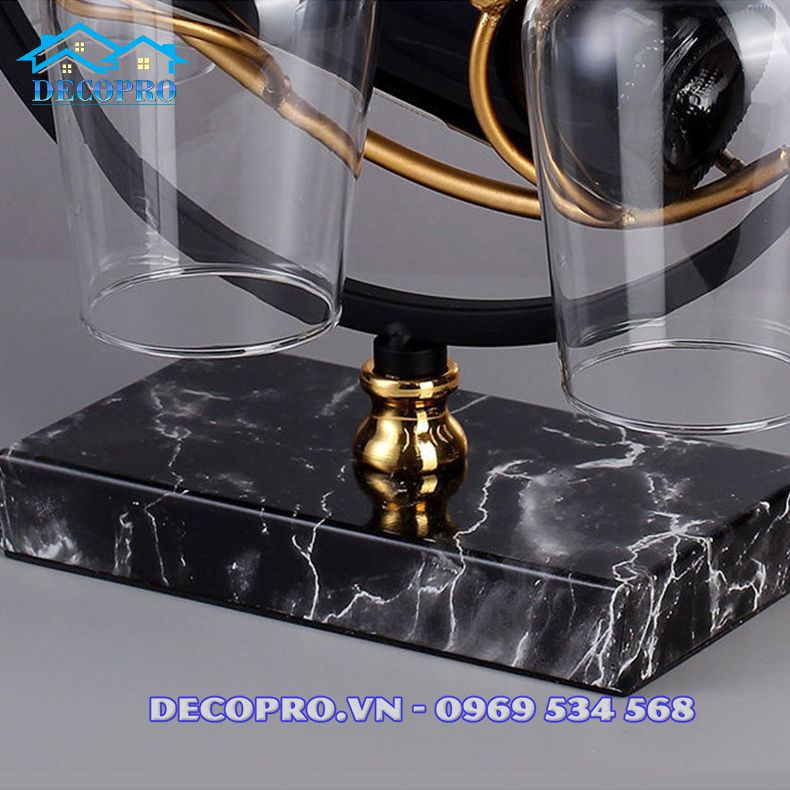 Chân giá treo ly bằng phẳng được phun giả đá hoa cương