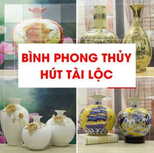 Bình hút tài lộc phong thủy