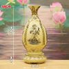 Bình Âm Dương Gốm Chu Đậu Vẽ Vàng 24K BGCD1 - ma-a2