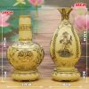 Bình Âm Dương Gốm Chu Đậu Vẽ Vàng 24K BGCD1 - ma-3