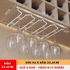 Giá treo ly rượu Inox 304 Sâu 22cm GTL034 - ma-3