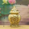 Chóe Thờ Gốm Chu Đậu Vẽ Vàng 24k DTK102 - ma-a2