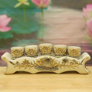 Kỷ chén thờ gốm chu đậu