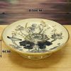 Mâm Bồng Gốm Chu Đậu Vẽ Vàng 24k DTK103 - ma-4