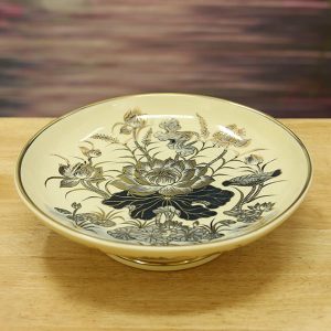 Mâm bồng thờ gốm chu đậu