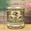Bát Hương Bát Tràng Vàng 24k Vẽ Kỹ (D14-D22) DT101 - ma-4