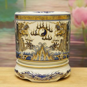 Bát Hương Bát Tràng vẽ kỹ vàng 24k