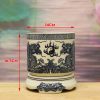 Bát Hương Gốm Chu Đậu Truyền Thống (D14-D22) DTK301-A - ma-a1