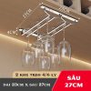 Giá treo ly rượu Inox 304 Sâu 27cm GTL035 - ma-a1