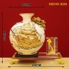 Khay Bút Thuận Buồm Xuôi Gió Đắp Nổi Vẽ Vàng QTV035 - ma-a2