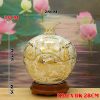 Bình hút tài lộc vẽ vàng 24K 