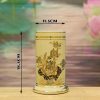 Ống Hương Gốm Chu Đậu Vẽ Vàng 24k DTK105 - ma-a1