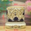 Bát Hương Hoa Sen Bát Tràng Vẽ Vàng 24k DT501-B - ma-4