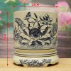 Bát Hương Hoa Sen Gốm Chu Đậu Truyền Thống DTK301-B - ma-5