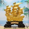 Tượng Thuận Buồm Xuôi Gió Mạ Vàng QT010 - ma-a2