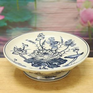 Mâm Bồng Gốm Chu Đậu Truyền Thống DTK303