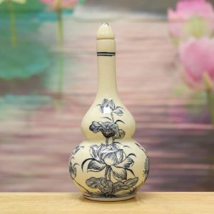 Nậm Rượu Thờ Gốm Chu Đậu Truyền Thống DTK307