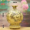 Bình hút tài lộc gốm Chu Đậu 