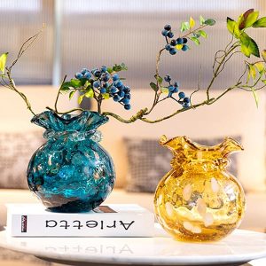 Bình hoa thủy tinh decor giỏ tiền KTV056-A2