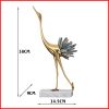 Decor Hạc Đồng mạ vàng phong thuỷ KS053 - ma-3